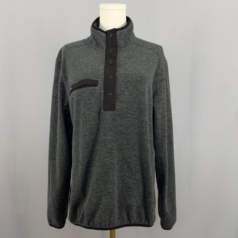 Dri-Duck Women’s Gray Quarter-Botton Fleece